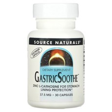 소스 내추럴스 GastricSoothe 37.5mg 캡슐 30정, 30, 1개 - 강아지성장기30정