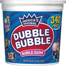 Dubble Bubble Gum 340 ct 더블버블껌 1.53kg, 1개