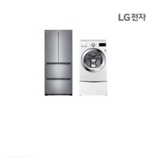LG전자 DIOS 김치냉장고(실버) 402L+트윈워시 세탁기 17kg K410MB19E+F17WDAPM