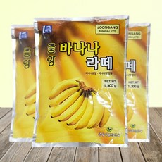 중앙 바나나라떼 900g x 12개(1박스) 자판기믹스, 단일