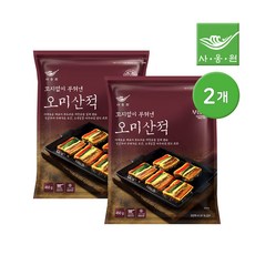 사옹원 튀김공방 모듬튀김 부침명장 모듬전 (2개 택1) / 김치전 땡초부추전 동태전 오미산적 고기완자, 2개, 450g
