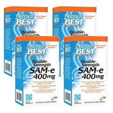 Doctor's Best 닥터스베스트 샘-e 샘이 S-아데노실메티오닌 400mg, 4개, 60정
