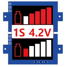 [0.36] 1S( 4.2V) 배터리 용량 잔량 게이지(리튬), 기본 - 3게이지