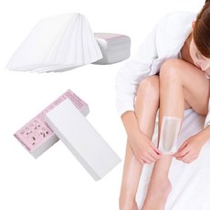 남녀공용 제모 종이 부직포 바디 다리 팔 입술 스트립 롤 100 개/백, 1개