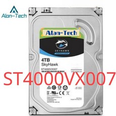 Sea-gate Sky-Hawk ST4000VX007 PC 내장 하드 드라이브 SATA 인터페이스 옵션 300 MBs 4 TB 6 Gbs 64MB 3.5 인치 - 씨게이트스카이호크4tb