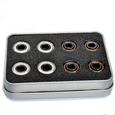 16 pcs bsb 블랙 si3n4 하이브리드 세라믹 볼 베어링 608z 스케이트 보드 스케이트 신발 스케이트 휠 슬라, 한개옵션0