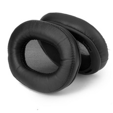 소니 MDR-1R 1RBT 1RNC MK2 이어패드 가죽 커버 쿠션 헤드폰 귀패드 헤드셋, (블랙)이어패드 1쌍_(1R)