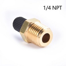 내구성 1/4 NPT 1/8 M10 공기 압축기 탱크 필 밸브 부식 방지 황동 자동차 타이어 코어 슈레이더, 1-4 NPT-Regular type, 1개