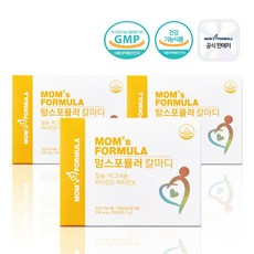 맘스포뮬러 칼마디 임산부 수유부 칼슘 마그네슘 비타민D K2 칼슘제, 3개, 90정