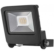 라듐 LED FLOODLIGHT 10W 실내 및 실외 용 투광조명 3000K 700 루멘 IP65 알루미늄 블랙 알루미늄 사출 성형 10 W, 단일옵션