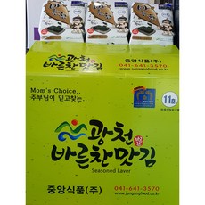 광천 바른찬 파래맛김, 12000, 1개