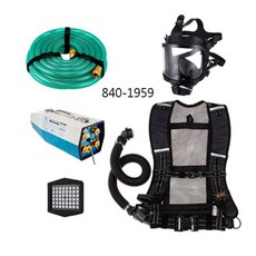 MDT9066 SG생활안전 송기마스크 HM-5000 4E 2인용 840-1959 안면보호구/2인용세트/송기식마스크/안전용품