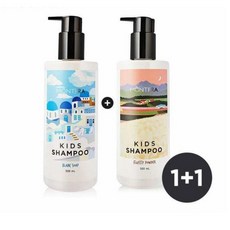 [몽프라] 1+1 초등 키즈 샴푸 500ml, 블랑솝/쥬시베리, 2개