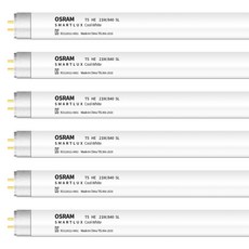 오스람 T5 형광등 HE 21W 840 주백색 SL, 6개