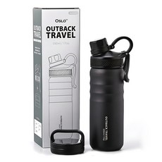 오슬로 아웃백 트래블 텀블러, 블랙, 500ml, 1개 500ml, 블랙