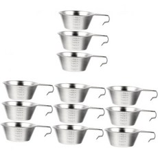 스텐볼 12pcs 캠핑볼 등산볼 여행컵 캠핑 막걸리볼 다기능 물그릇 피크닉 액세서리 캠프판 접이식 304 스텐