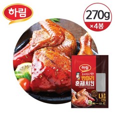 하림 반마리 훈제치킨, 270g, 20개