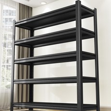 파렛트랙 하이렉 철제선반 코스트코 창고 공장 선반 철 앵글 고릴라랙, 1개, 5단 160cm 검정색