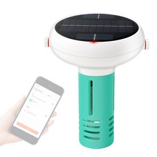 PH 지수 계량기 7in 지능형 총 계량기 테스터 염분 CL 온도 염소 용존 수영장 고체 Tuya 1 ZigBee ORP 물 테스트, Green, 1개