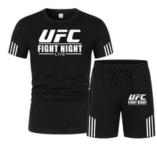 헬스장 반팔티 반바지 세트 UFC MMA 캐주얼 티셔츠