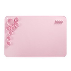 실리콘 페인팅 매트 안료 팔레트 비 스틱 공예 잉크 블렌딩 수채화 스탬핑 도구, 02 Pink, 02 pink