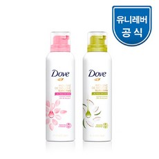 도브 [무료배송] 샤워 무스 200ml (로즈오일/코코넛오일), 코코넛오일
