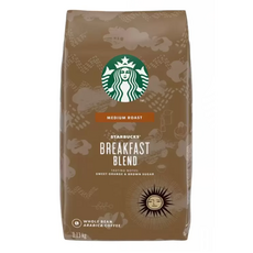 코스트코 스타벅스 커피 블랙퍼스트 모닝 원두 미디엄 로스팅 블렌드 커피콩 대용량 STARBUCKS COFFEE WHOLE BEAN, 단품, 1.13kg, 1개