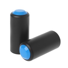 Shure PGX2 SLX2 무선 마이크 용 커버 캡 컵에 마이크 배터리 나사, 푸른