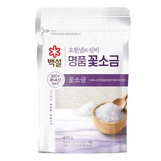 백설 오천년의 신비 명품 꽃소금, 400g, 9개