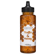 Sabatino Tartufi Truffle Honey - Clover Honey Infu 사바티노 타르투피 트러플 허니 - 트러플이 들어간 클로버 허니 달콤하고 짭짤한 트러플, 1개, 340g