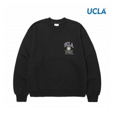 UCLA 남여공용 컬러 로고 오버핏 맨투맨(UY2LTAA)