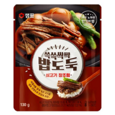 샘표 쓱쓱싹싹 밥도둑 쇠고기장조림, 130g, 16개