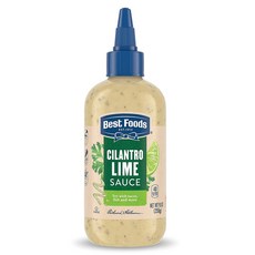 Best Foods Cilantro Lime Sauce 베스트 푸드 실란트로 고수 라임 소스 255g, 1개