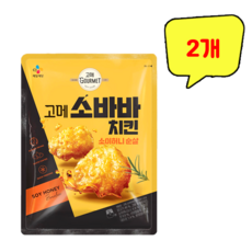 CJ 고메 소바바치킨 소이허니 순살, 180g, 2개