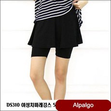 DS310 여성치마레깅스 5부 레깅스 후레아 여름 쿨 아쿠아팬츠 시원한레깅스 mzlj 블랙ㅡF