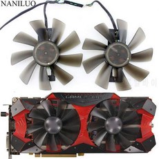 Gainward GTX970 GTX 970 듀얼 그래픽 카드 냉각 팬용 100MM GAA8S2H GAA8S2, 상세내용참조