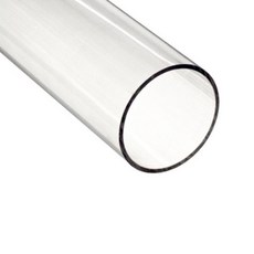 석영 유리관 석영관 석영유리 Quartz glass tube 지름 60mm 길이 200mm 3T / QGT-6020003