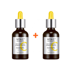 미샤 비타씨플러스 잡티씨 탄력 앰플 대용량 1+1(40ml+40ml), 40ml+40ml