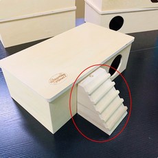 햄스터집만들기 바람개비쳇바퀴 챗바퀴 물통 밥그릇 리빙박스 꾸미기, 계단 L 개