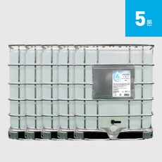 조이수 초순수 3차 살균 정제수 증류수 1톤 5개 (5톤) 지게차 배터리 화장품 의료용 가습기 냉각수, 단품
