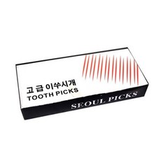 수현유통(문화산업) 문화 자작나무 영업용 양면 이쑤시개 580개입 업소용, 4개