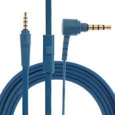 Sony 100ABN 100AAP WH-1000XM3 헤드폰 용 교체 케이블 헤드폰 라인, 03 peacock blue, 공작 파란색