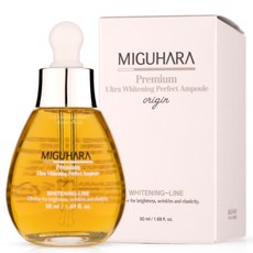 미구하라 프리미엄 울트라 화이트닝 앰플 오리진 50ml, 1개