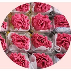 파인패키지 머랭 카네이션 한박스 48개 케이크 카네이션 어버이날 스승의날 부부의날 (파손위험이 있어 교환 반품이 안 됩니다)
