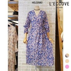 레코브 브이넥쉬폰원피스 LS3193OP524X