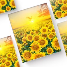 일출폭포십자수