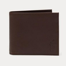 POLO RALPH LAUREN [RALPH LAUREN] Leather Billfold Wallet 364818 MAHOGANY