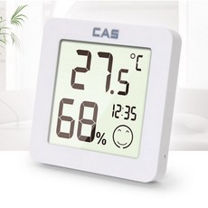 카스 디지털 온습도계 T023, WHITE, 3개