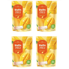 말랑쫀득 건망고, 4개, 250g