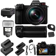Panasonic Lumix DC-S1R Mirrorless Digital Camera with 24-105mm Lens - Full Panasonic Bundle - Extra, One Color_One Size, 상세 설명 참조0, 상세 설명 참조0